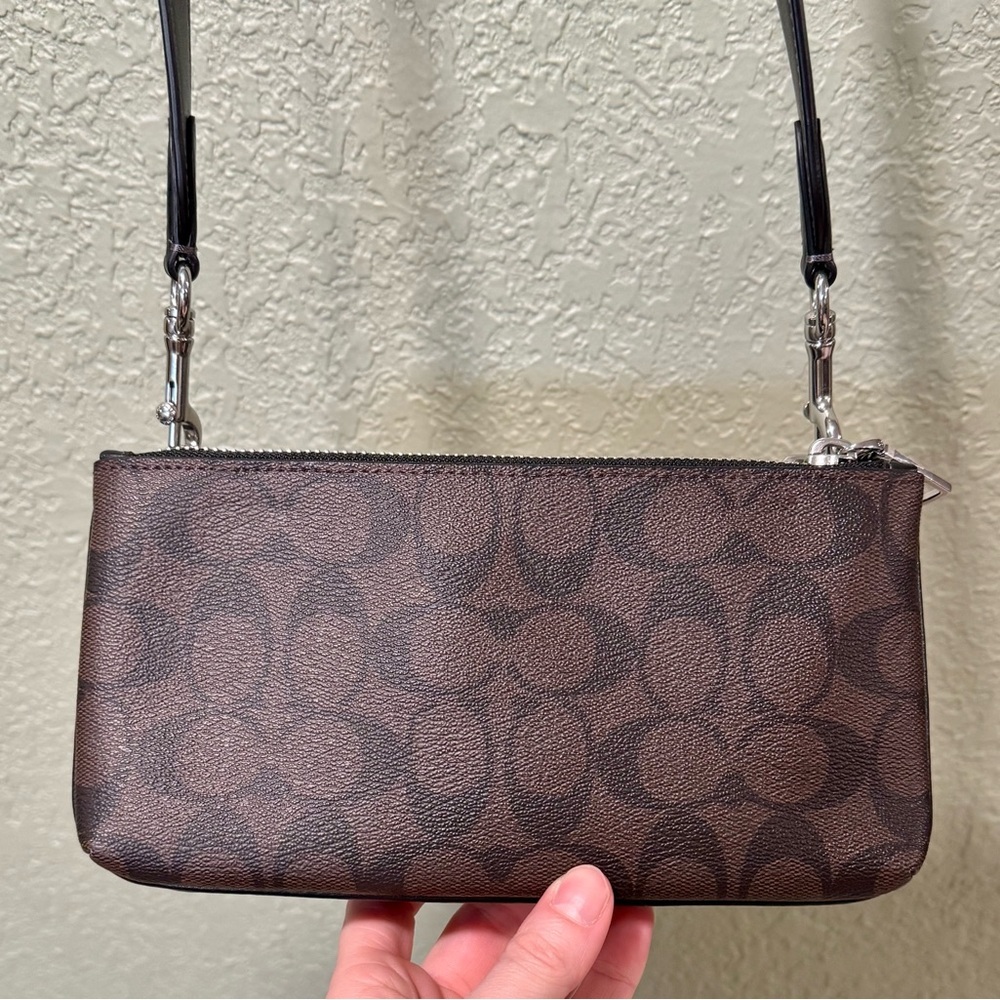 Coach Double Zip Crossbody in Signature Canvas- New without tags - Picture 7 of 14